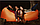 Надувной диван (Ламзак) XL 215 х 80 см. с двумя кармашками / Надувной шезлонг-лежак с сумкой и карманами, фото 8