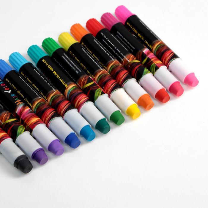Мелки для волос «Hair Color pen» 12 цветов - фото 3 - id-p208822472