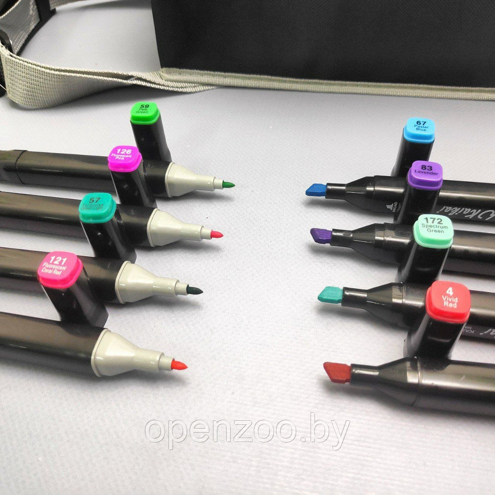 Маркеры - фломастеры для нейрографики и скетчинга 60 штук Touch NEW / Набор двухсторонних маркеров для - фото 5 - id-p207595204