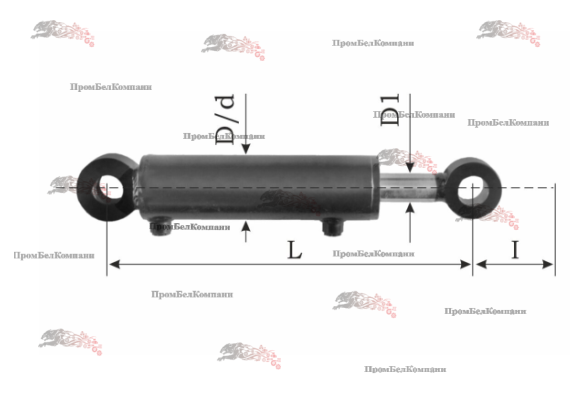 Гидроцилиндр HC 90/80x50-250-615