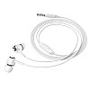 Наушники M70 Graceful universal earphones with mic белый hoco, фото 2