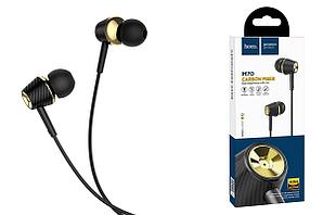 Наушники M70 Graceful universal earphones with mic черный hoco