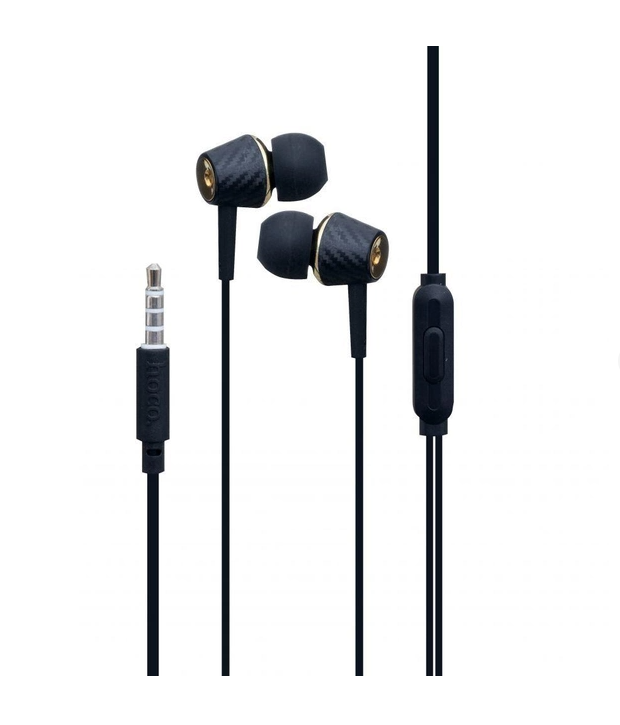 Наушники M70 Graceful universal earphones with mic черный hoco - фото 2 - id-p208828229