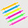 Шнурки силиконовые, набор 6 шт, цвет радуга, фото 4