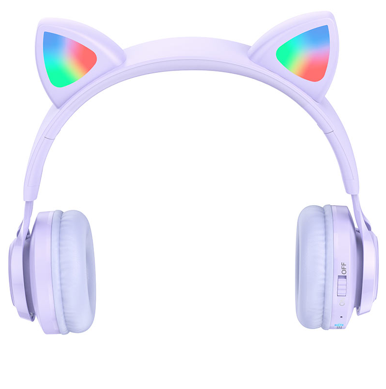 Наушники W39 Cat ear kids BT headphones hoco (Ушки котенка) - фото 2 - id-p208828244