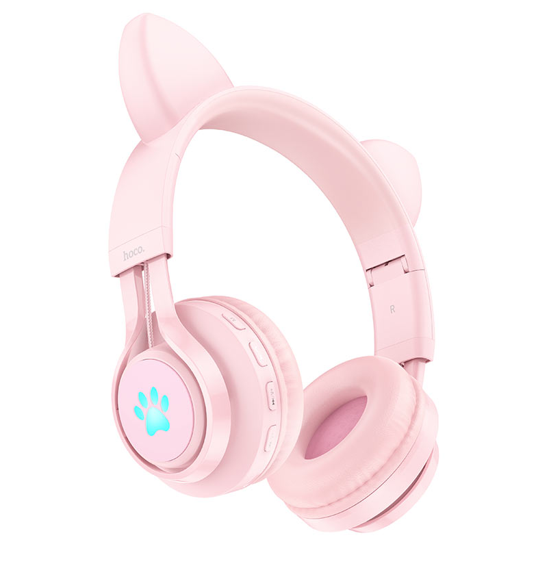 Наушники W39 Cat ear kids BT headphones hoco (Ушки котенка) - фото 3 - id-p208828244