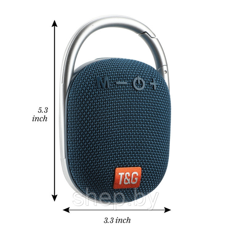 Bluetooth колонка T&G TG-321 Цвет: черный, красный, синий, серый - фото 7 - id-p208851076