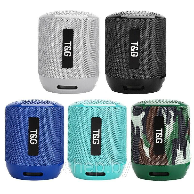 Bluetooth колонка T&G TG-129 Цвет: черный, красный, синий, серый, хаки, бирюзовый - фото 2 - id-p208853356