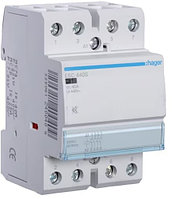 Контактор для проводок 40A/230V, 4НО, (Тихий), 3-модуля Hager