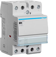 Контактор для проводок 63A/230V, 2НО, 3-модуля Hager