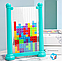 Игра - головоломка тетрис 3D 72 детали Tetris Puzzle Game в планшете / Новая настольная игра - пазл 3 Розовый, фото 2