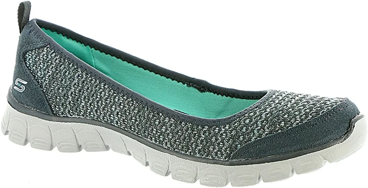 Кроссовки женские Skechers EZ FLEX 3.0 - SERENE SCENE Women's half boots (sneakers) серый