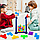 Игра - головоломка тетрис 3D 72 детали Tetris Puzzle Game в планшете / Новая настольная игра - пазл 3 Розовый, фото 7