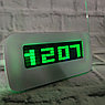 Креативные LED Часы-Будильник HIGHSTAR Зелёный, фото 3