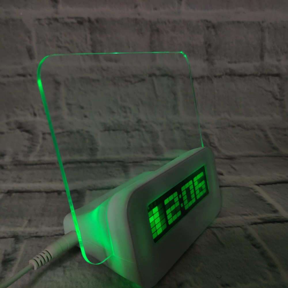 Креативные LED Часы-Будильник HIGHSTAR Зелёный - фото 7 - id-p109389925