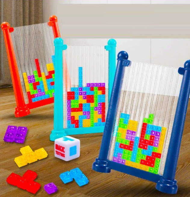 Игра - головоломка тетрис 3D 72 детали Tetris Puzzle Game в планшете - фото 8 - id-p208872655