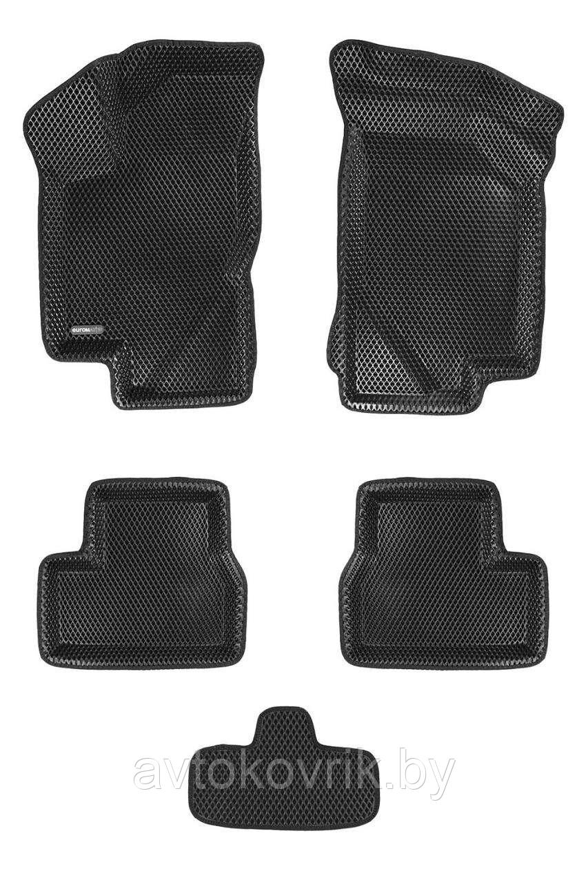 Автомобильные коврики для Lada Kalina EVA Euromat 3D, Черный - фото 1 - id-p208877573
