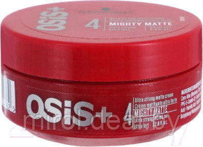 Крем для укладки волос Schwarzkopf Professional Osis+ Mighty Matte Ультрасильный - фото 1 - id-p208883046