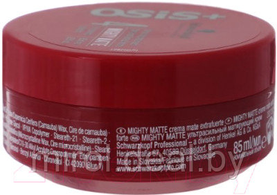 Крем для укладки волос Schwarzkopf Professional Osis+ Mighty Matte Ультрасильный - фото 3 - id-p208883046