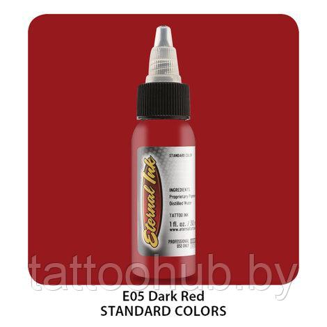 Краска для тату Eternal Dark Red 15мл - фото 1 - id-p208893537