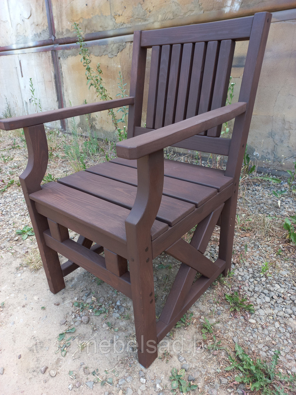 Кресло садовое из массива сосны "Прованс Премиум №2" - фото 4 - id-p208893573
