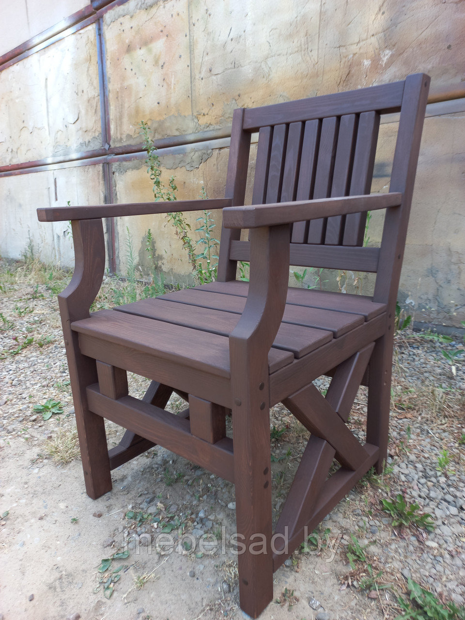 Кресло садовое из массива сосны "Прованс Премиум №2" - фото 2 - id-p208893573