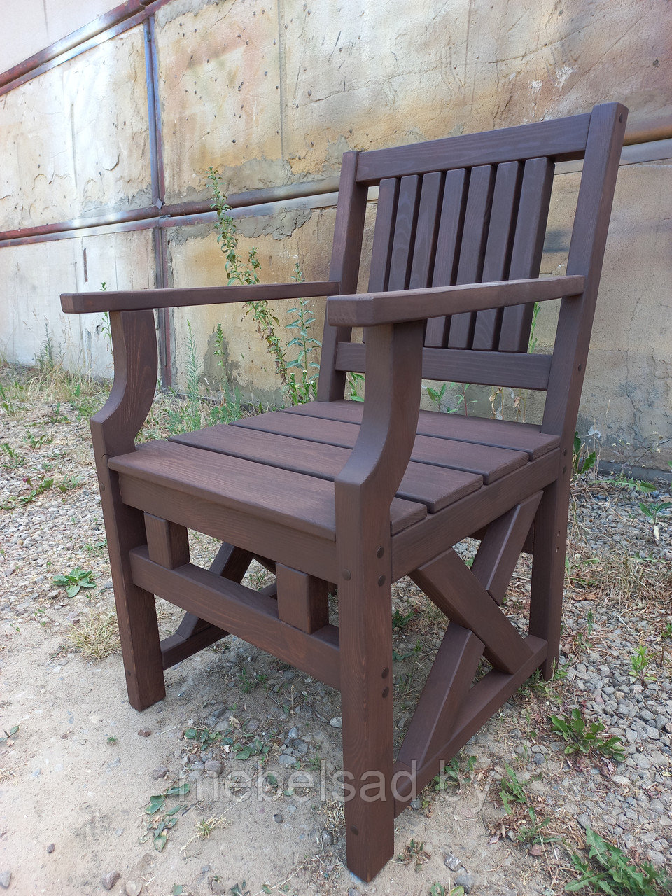 Кресло садовое из массива сосны "Прованс Премиум №2" - фото 7 - id-p208893573