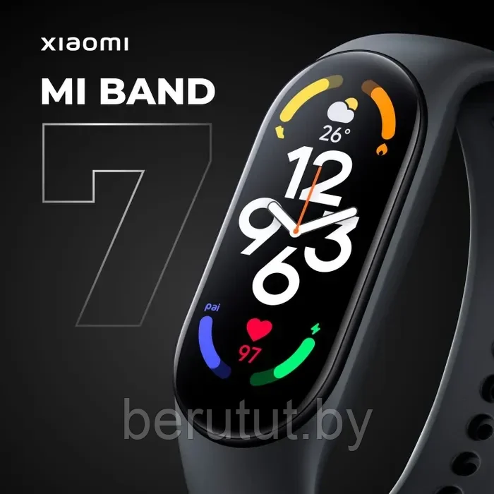 Фитнес-браслет Xiaomi Smart Band 7 (международная версия) - фото 1 - id-p208893599