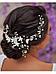 Диадема для невесты свадебная женская на голову веточка корона тиара украшение для волос, фото 4
