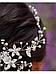 Диадема для невесты свадебная женская на голову веточка корона тиара украшение для волос, фото 8