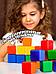 Кубики детские пластмассовые большие развивающие набор конструктор для малышей детей, фото 5