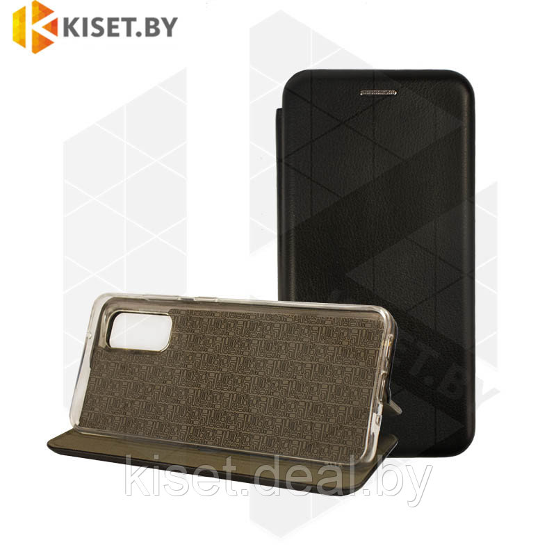 Чехол-книжка KST Book Case 3D с визитницей для Samsung Galaxy S20 черный - фото 1 - id-p208895966