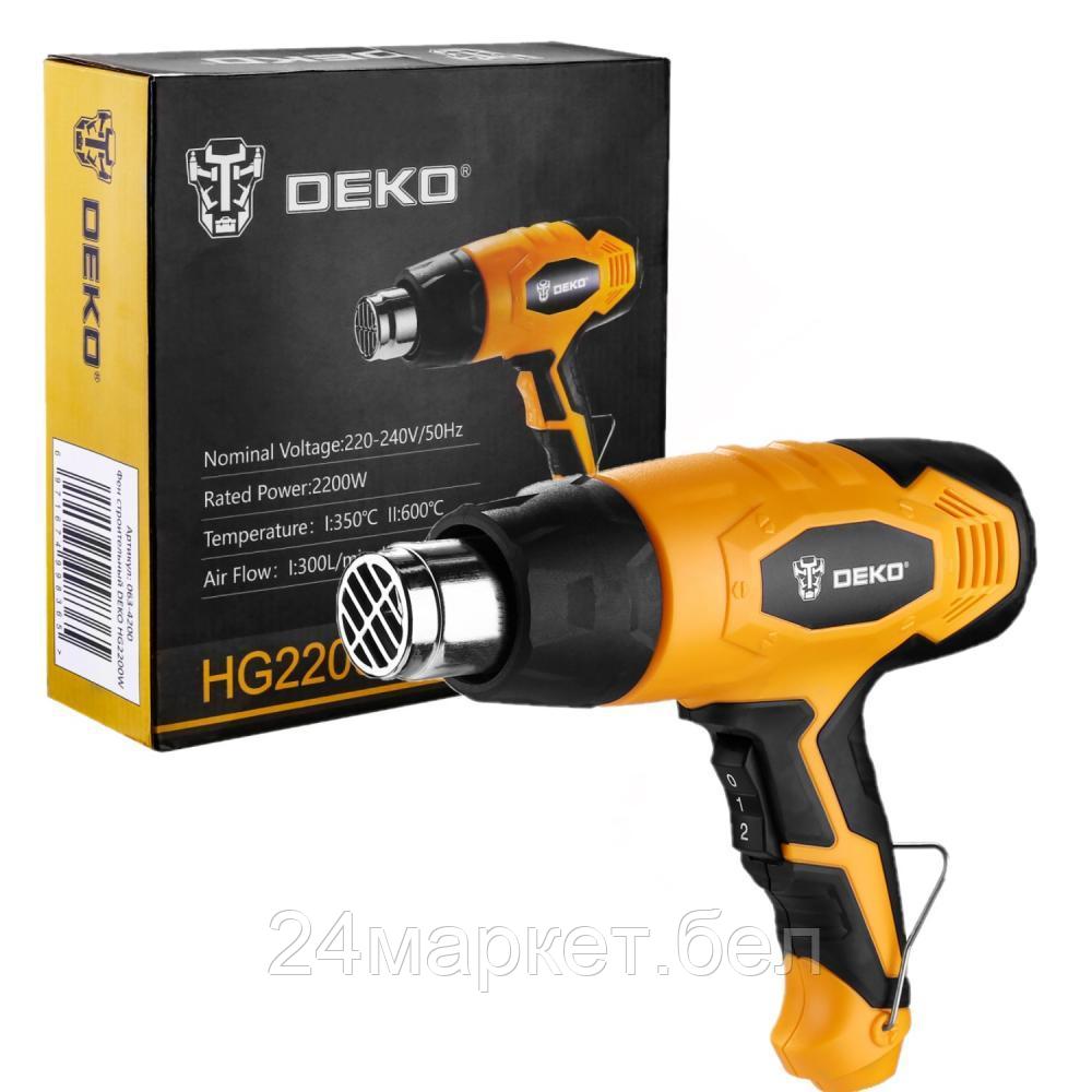 DEKO Фен строительный (термовоздуходувка) DEKO HG2200W - фото 3 - id-p208896108