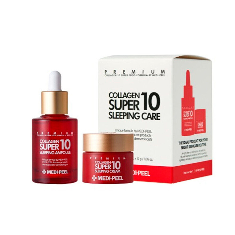 Medi-Peel Collagen Super 10 Sleeping Care Set Омолаживающий набор для лица с коллагеном 30ml+10ml