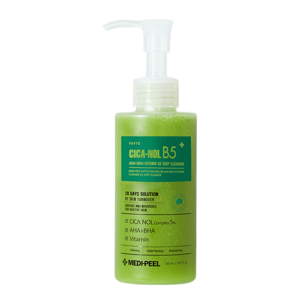 Кислородное средство Medi-Peel Phyto Cica-Nol B5 AHA BHA Vitamin Calming O2 Deep Cleanser 150 МЛ
