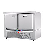 Стол холодильный низкотемпературный Abat СХН-70Н-01 (дверь, ящик 1) с бортом, фото 3