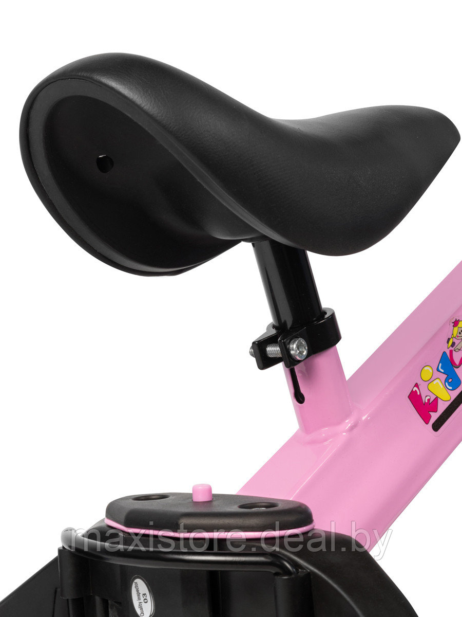 Детский велосипед-беговел с ручкой Kid's Care 003T Розовый - фото 8 - id-p208379503