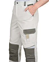 Костюм СИРИУС-КАСПИЙ куртка, брюки, молочный с оливой, песочным и СОП, фото 3