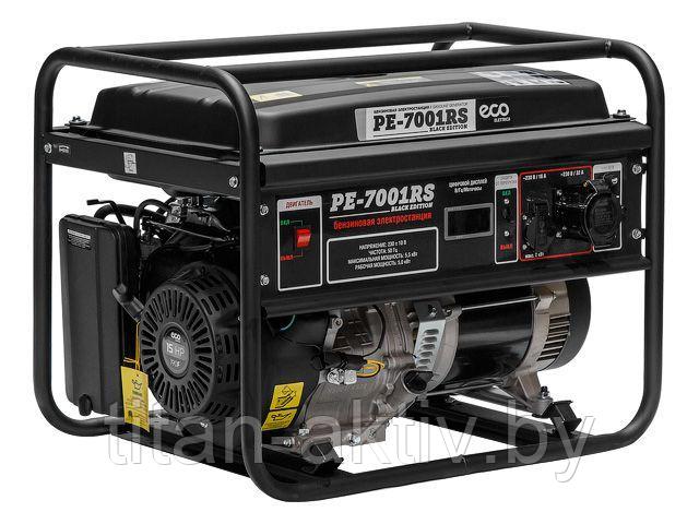 Электростанция (генератор бензиновый) ECO PE-7001RS (""Black Edition"") (5.5 кВт, 230 В, бак 25.0 л, - фото 1 - id-p208896267