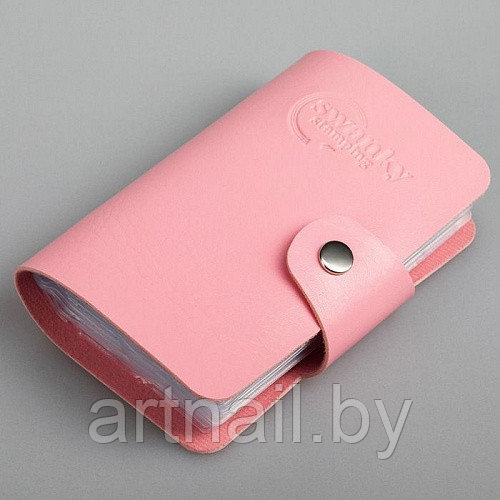 Swanky Stamping, Розовый кейс для 20 пластин - фото 1 - id-p208905100