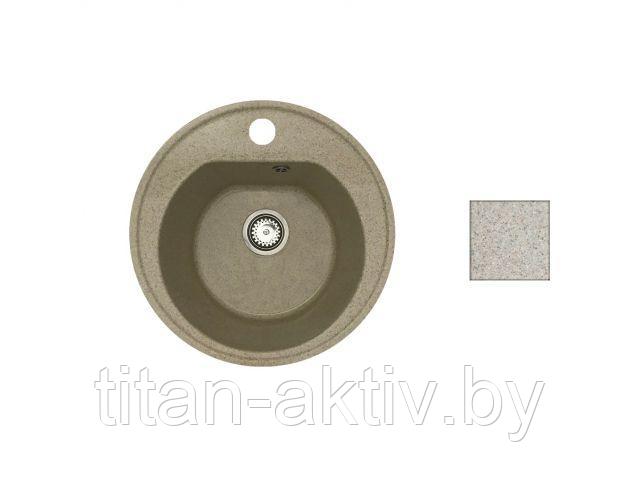 Мойка кухонная из искусственного камня RICHI гранит 510х510 мм, AV Engineering - фото 1 - id-p208900071