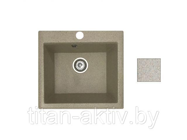 Мойка кухонная из искусственного камня SOLO гранит 500х460 мм, AV Engineering - фото 1 - id-p208897158