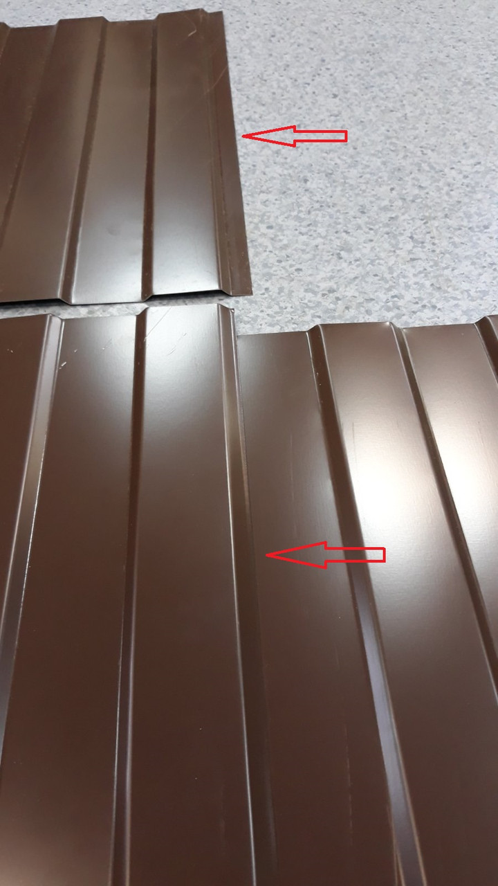Профнастил С-8 RAL 8017(шоколад) ЭКОНОМ - фото 3 - id-p208904941