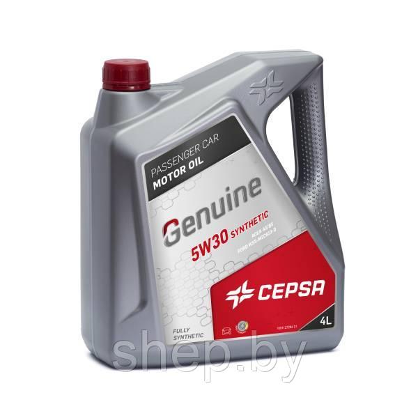 Моторное масло CEPSA GENUINE 5W30 SYNTHETIC 4L - фото 1 - id-p208906373