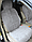 Меховая накидка из овечьей шерсти на сидения автомобиля из австралийского мериноса. Цвет Серый, фото 5