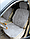 Меховая накидка из овечьей шерсти на сидения автомобиля из австралийского мериноса. Цвет Серый, фото 4