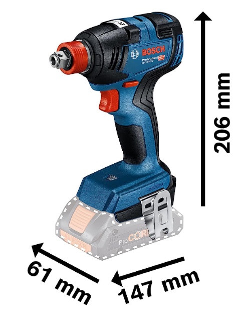 Гайковерт Bosch GDX 180-LI Professional 06019G5220 (без АКБ) - фото 2 - id-p208913463