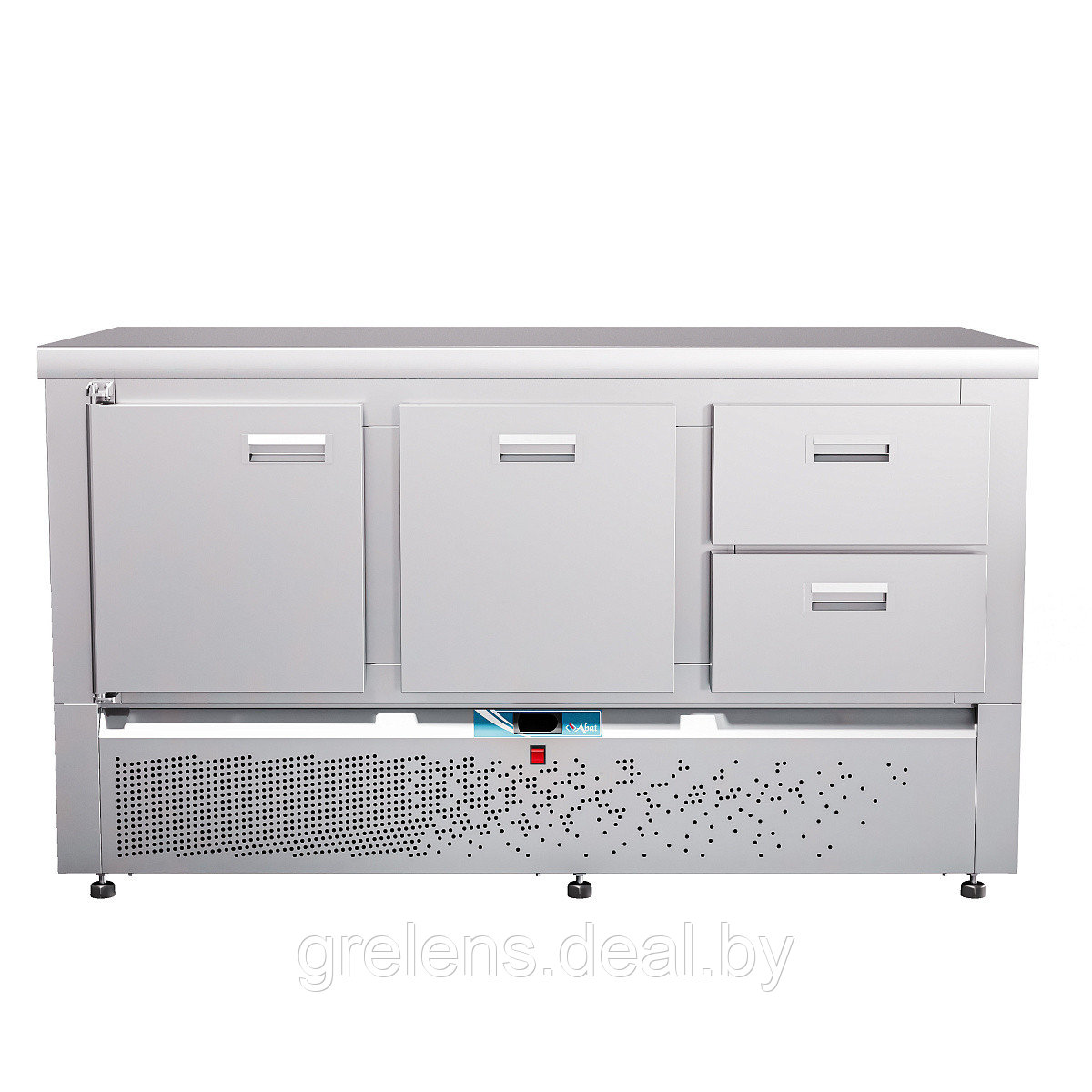 Стол холодильный среднетемпературный Abat СХС-70Н-02 (дверь, ящики 1/2, ящик 1) без борта