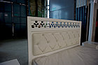 Спальня Ева Кровать 160 МИ с ламелями Белый/Золото, фото 6