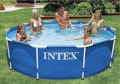 Каркасный бассейн Intex 305х76см Metal Frame 28200